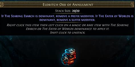 Eldritch Orb of Annulment .